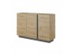 Ares 138 cm - 138.2/90.5/40 cm, Sideboard, oak / grey.