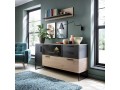 Cordoba Glazed Sideboard - 3 Doors 2 Drawers.  FREE UK DELIVERY W 1670 x H 855 x D 420mm