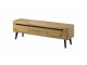 Adele - Tv unit - 160 / 50 / 40 cm, artisan oak + black trim