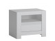 Novi 1 Drawer Bedside Table in Alpine White  FREE UK DELIVERY W 540 x H 460 x D 422mm