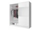 TV wardrobe, grafit+ mirror 200cm