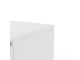 Nina - Wide Chest of 6 Drawers (3+3) in White High Gloss