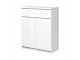 Nina - Sideboard - 1 Drawer 2 Doors in White High Gloss