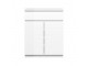 Nina - Sideboard - 1 Drawer 2 Doors in White High Gloss