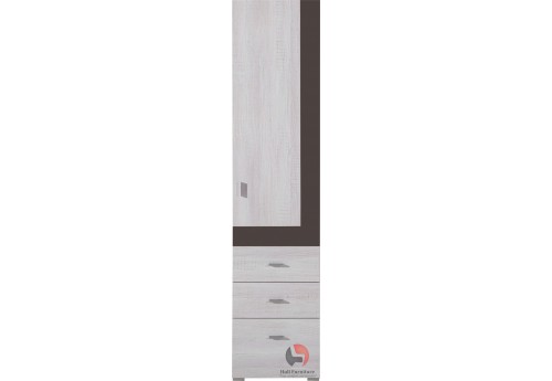 NET - Tall unit NX4 1-door 3-drawers