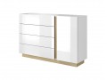 Ares - 1 Door 4 Drawers Sideboard,  138cm  x 91,0 cm  x 40cm