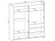 TV wardrobe, grafit+ mirror 200cm