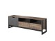 Arlo - TV Unit, Oak Sand Grande / Grey Concrete, 161 cm x 53 cm x 39.6 cm