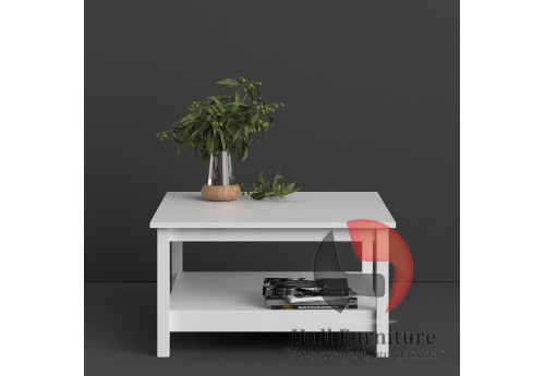 BARCELONA - Coffee Table in White. W 810 x H 450 x D 810 mm, FREE UK DELIVERY 