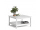 BARCELONA - Coffee Table in White. W 810 x H 450 x D 810 mm, FREE UK DELIVERY 