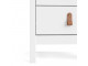 BARCELONA - Bedside Table 2 drawers in White. W 436 x H 541 x D 384 mm, FREE UK DELIVERY 	