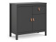 BARCELONA - Sideboard 2 doors + 1 drawer in Black. W 821 x H 797 x D 384 mm, FREE UK DELIVERY