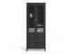 BARCELONA - unit 2 doors w/glass + 3 drawers in Black. W 778.5 x H 1990 x D 325 mm, FREE UK DELIVERY