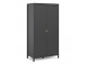 BARCELONA - Wardrobe with 2 doors in Black. W 1021 x H 1990 x D 584 mm, FREE UK DELIVERY