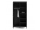 BARCELONA - Wardrobe with 2 doors in Black. W 1021 x H 1990 x D 584 mm, FREE UK DELIVERY