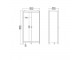 BARCELONA - Wardrobe with 2 doors in Black. W 1021 x H 1990 x D 584 mm, FREE UK DELIVERY