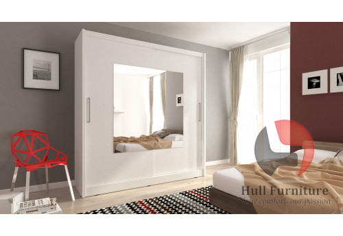 VICTORIA IX 200cm - white - Sliding door wardrobe with mirror