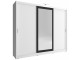 VICTORIA II 250cm-White - Sliding door wardrobe with mirror