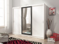 Victoria II 250cm - White - Sliding door wardrobe with FREE LED LIGHT