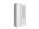 ALASKA 100 cm - white - Sliding door wardrobe with mirror