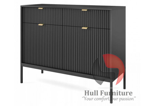 Modern Sideboard Cabinet 104cm - Black