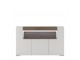 Toronto 3 Door Sideboard with open shelving Size W 1400 x H 845 x D 422mm