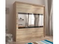 MAJA IV 200cm - Oak sonoma - Sliding door wardrobe with mirror