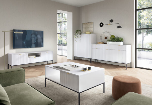 Modern white hullm Furniture set