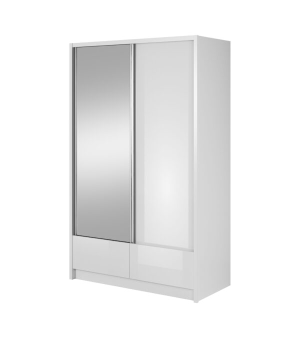 Wardrobe Aria 130cm white hull furniture