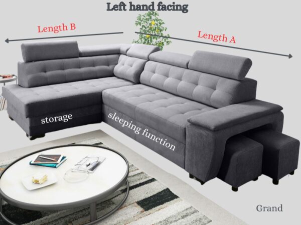 Grand Corner Sofa Bed