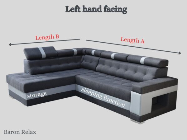 Baron Relax corner sofa bed