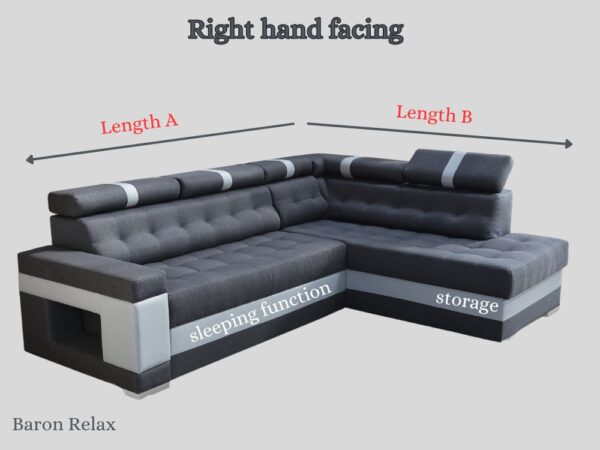 Baron Relax corner sofa bed