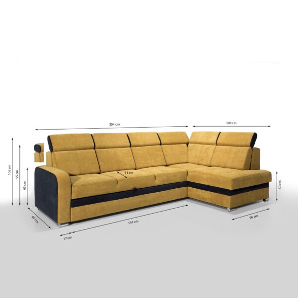 Glen Corner Sofa Bed